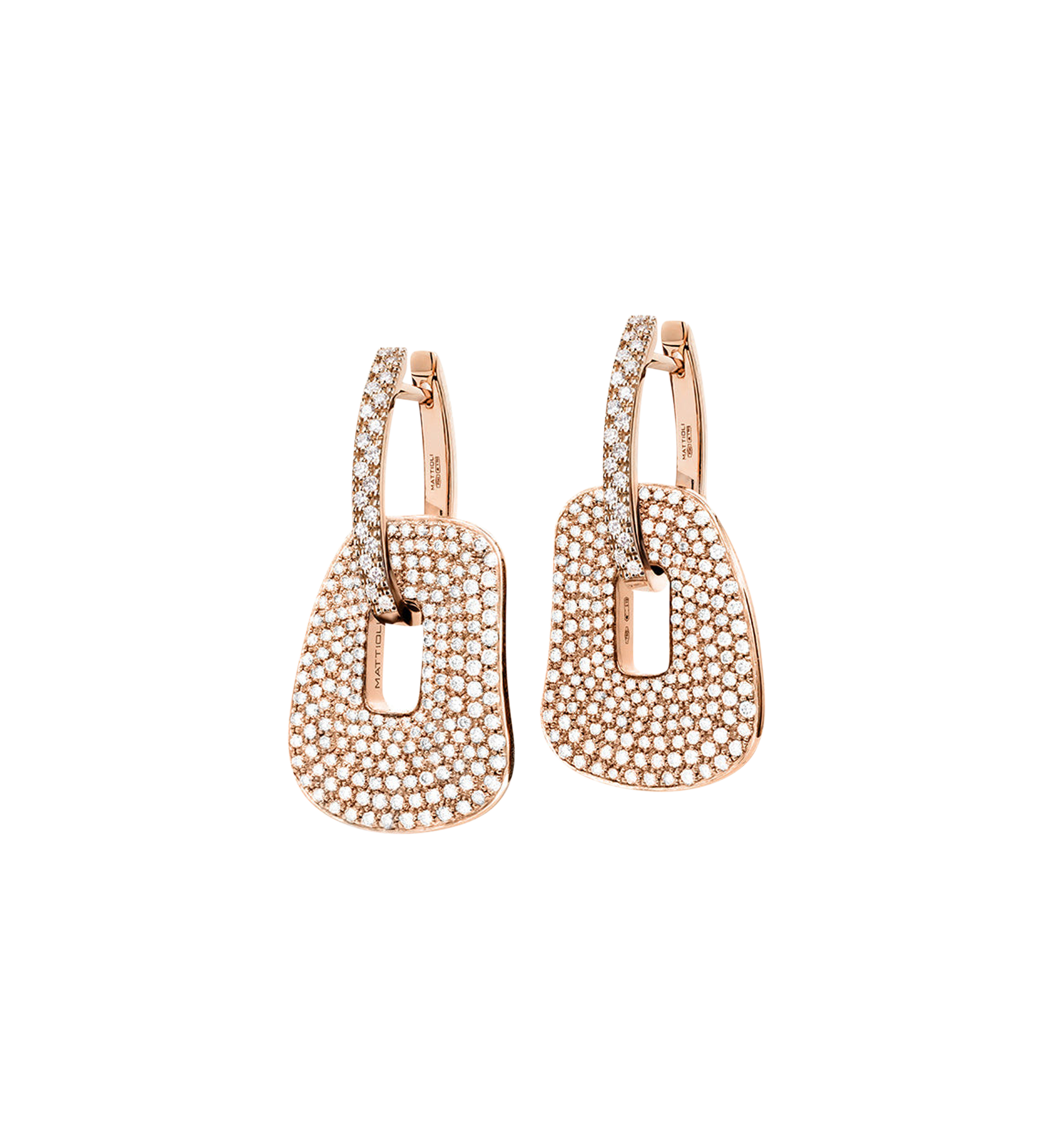 Mattioli Puzzle Unica große Ohrhänger Mattioli Puzzle Unica große Ohrhänger