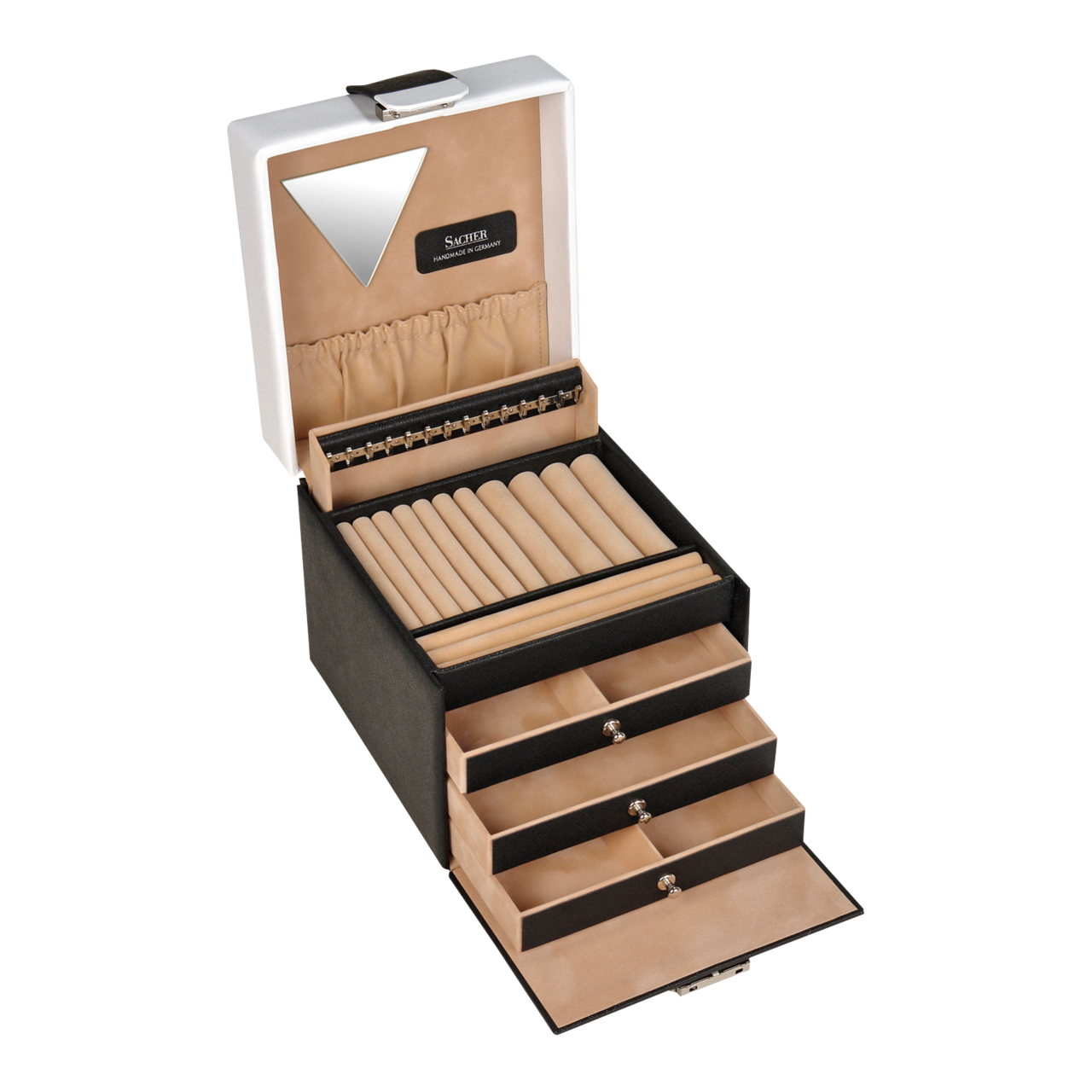 Sacher Schmuckkasten Nero Bianco Erika Sacher Schmuckkasten Nero Bianco Erika