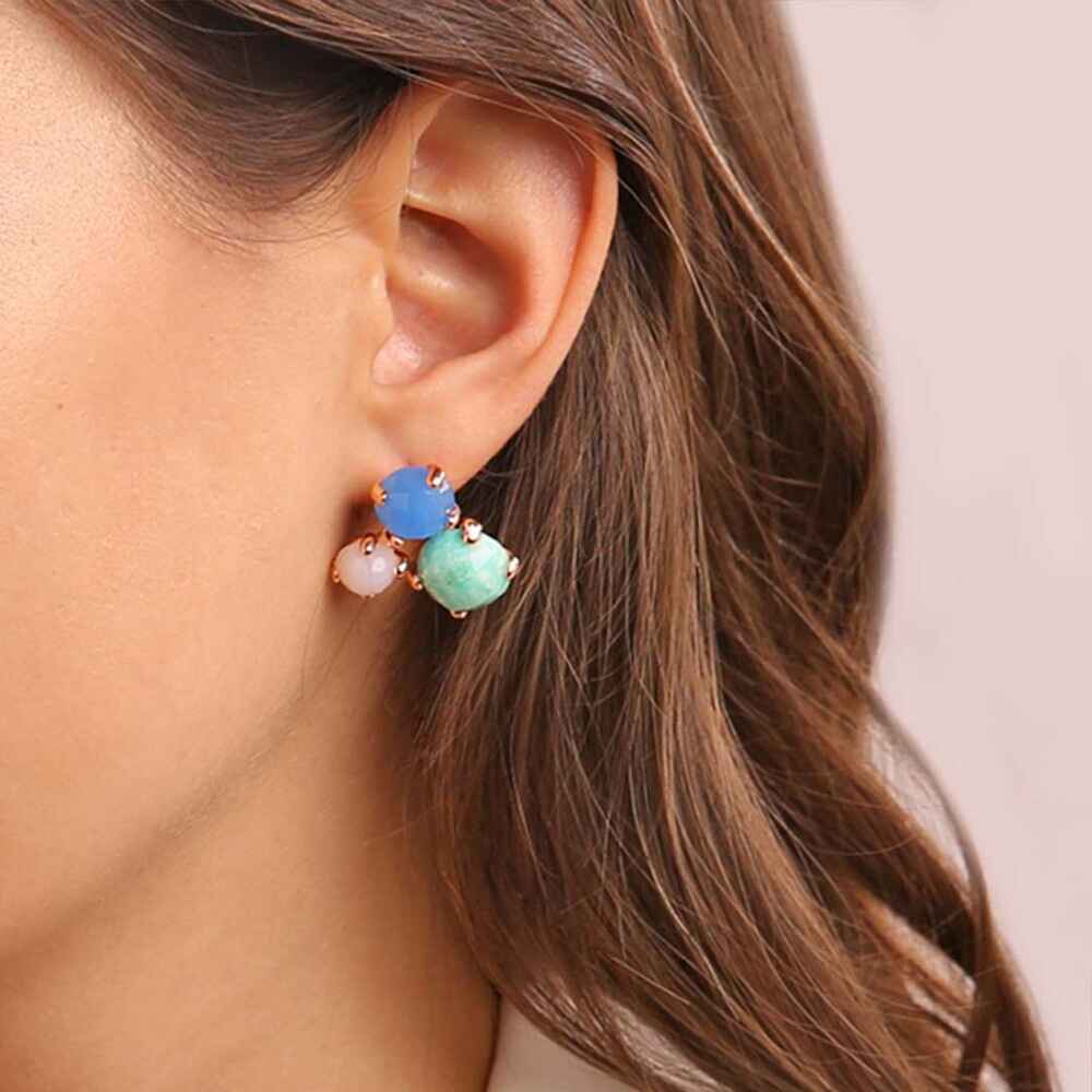 Bronzallure Felicia stud earrings