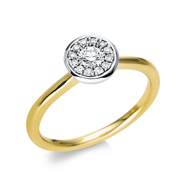 Brogle Classic Bicolor Diamond Ring