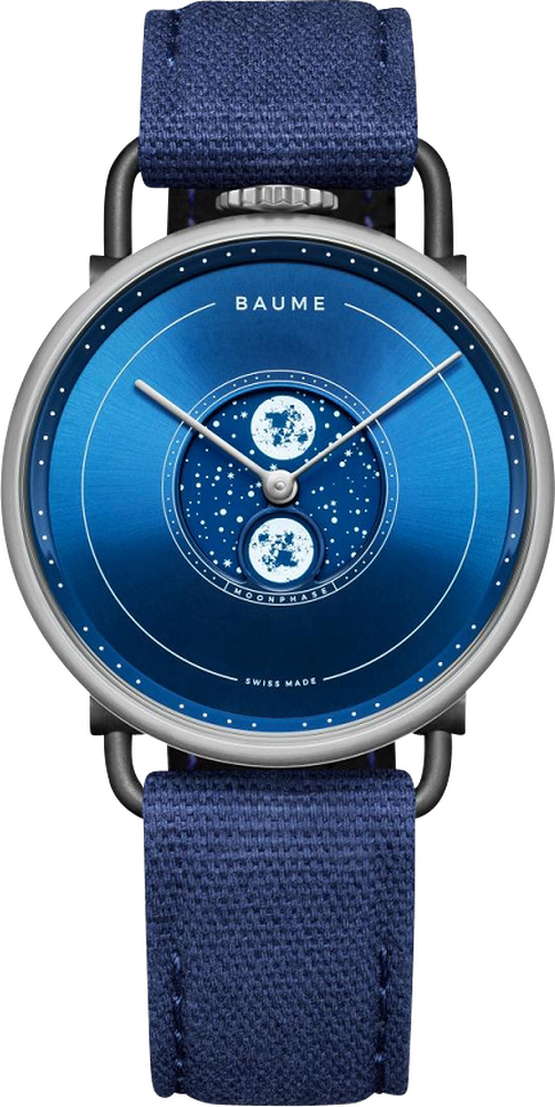 Baume quartz moon phase 41mm