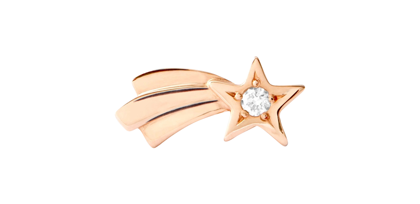 Dodo Stellina comet, right ear stud, unique piece Dodo Stellina comet, right ear stud, unique piece