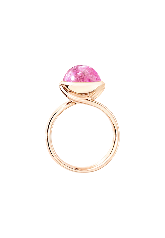 Tamara Comolli Bouton Pink Tourmaline L Ring Tamara Comolli Bouton Pink Tourmaline L Ring
