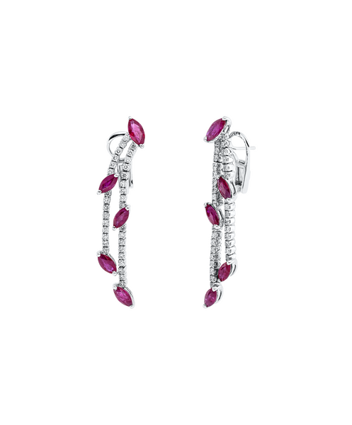 Brogle Selection ruby earrings Brogle Selection ruby earrings