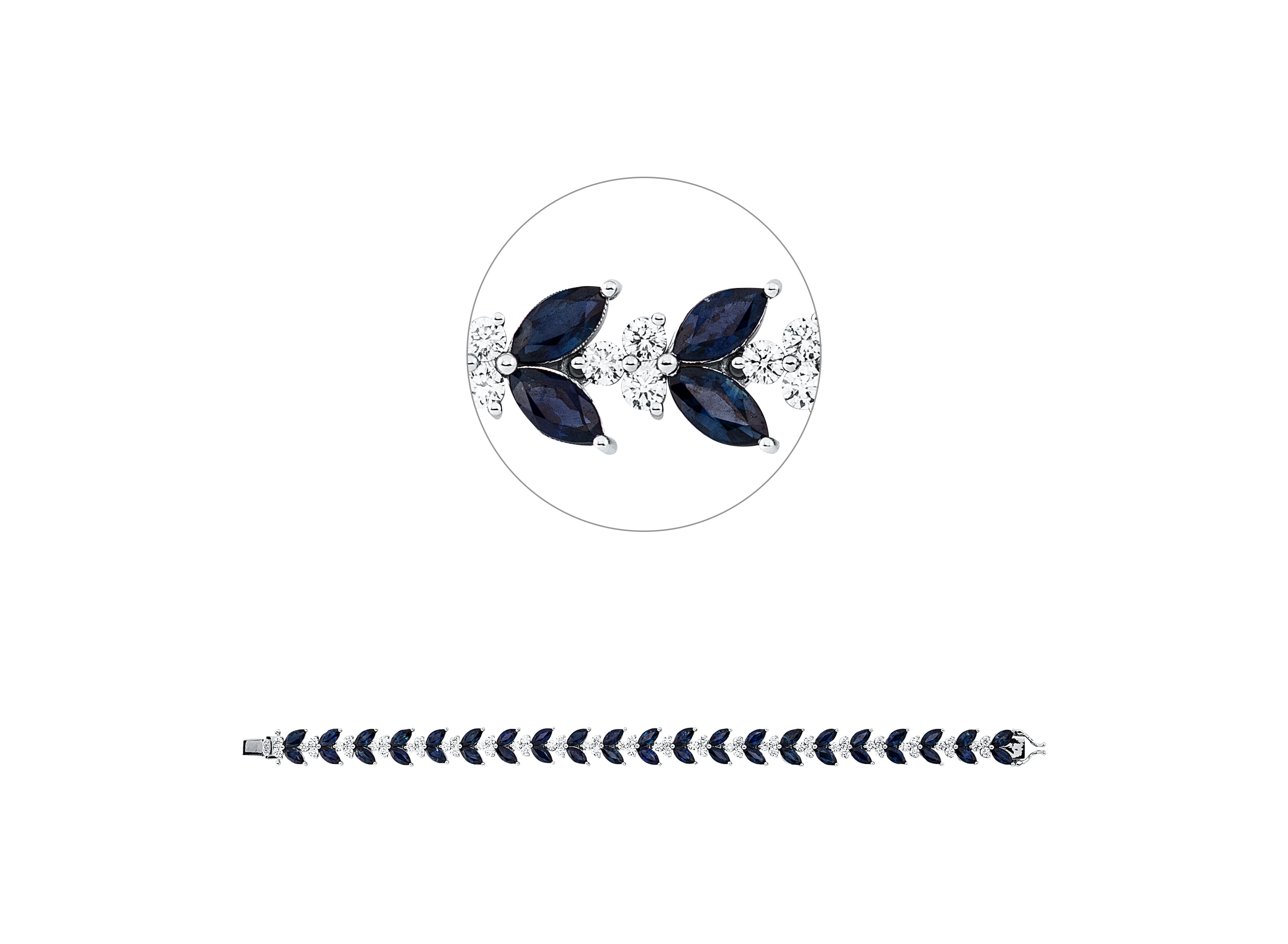 Brogle Selection sapphire bracelet