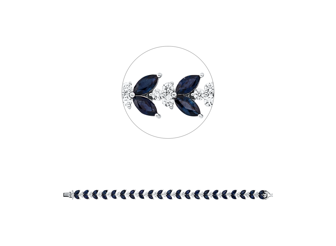 Brogle Selection sapphire bracelet