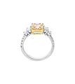 Brogle bicolor solitaire ring Brogle bicolor solitaire ring