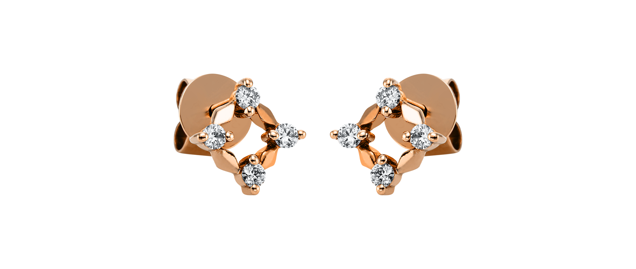 Brogle Classic diamond stud earrings