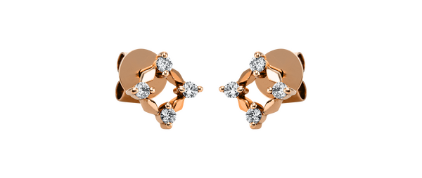 Brogle Classic diamond stud earrings
