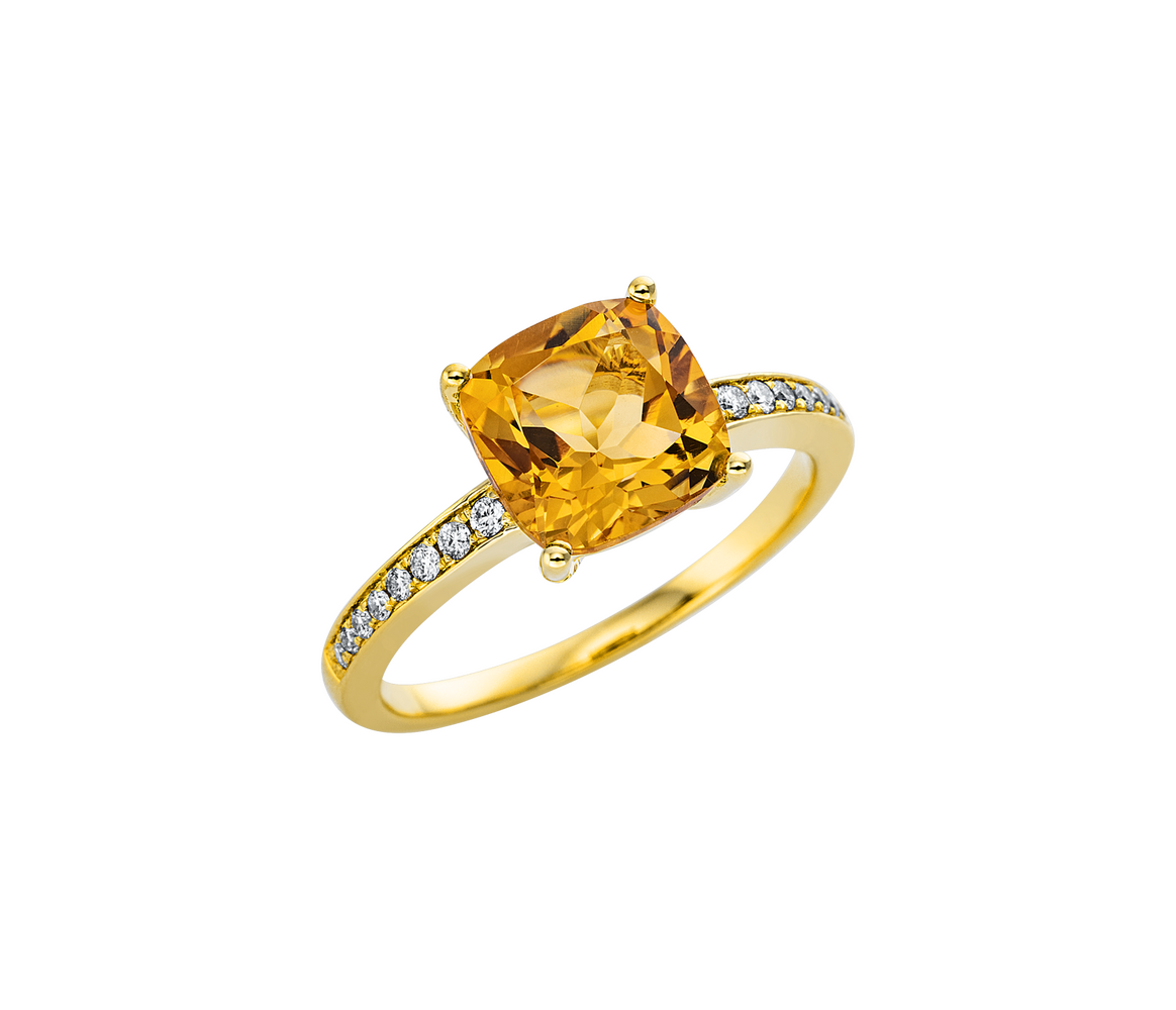 Brogle Classic citrine ring Brogle Classic citrine ring