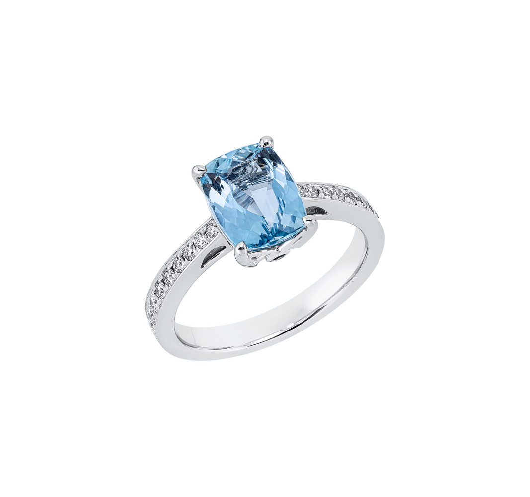 Brogle Classic colored stone ring
