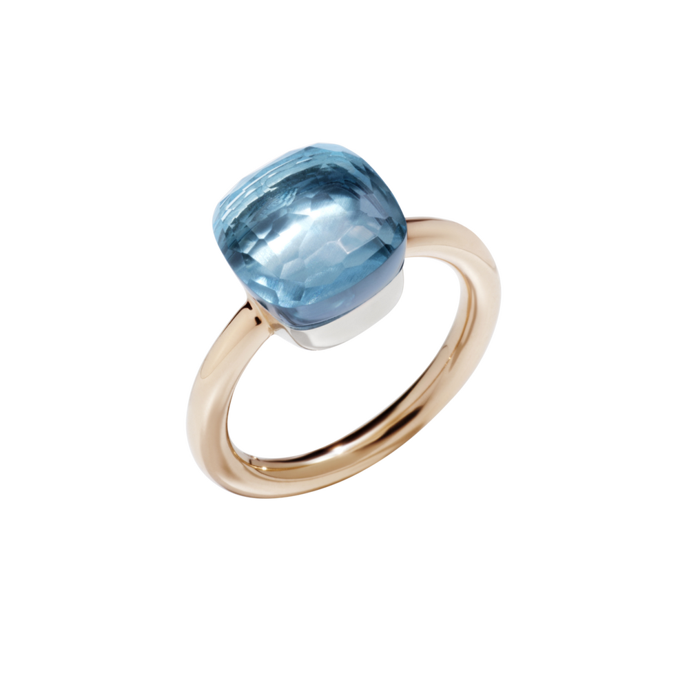 Pomellato Nudo Classic Blue Topaz Ring