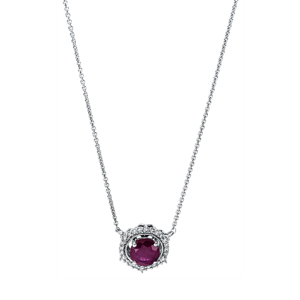 Brogle Classic Kette mit Rubinanhänger Brogle Classic Kette mit Rubinanhänger