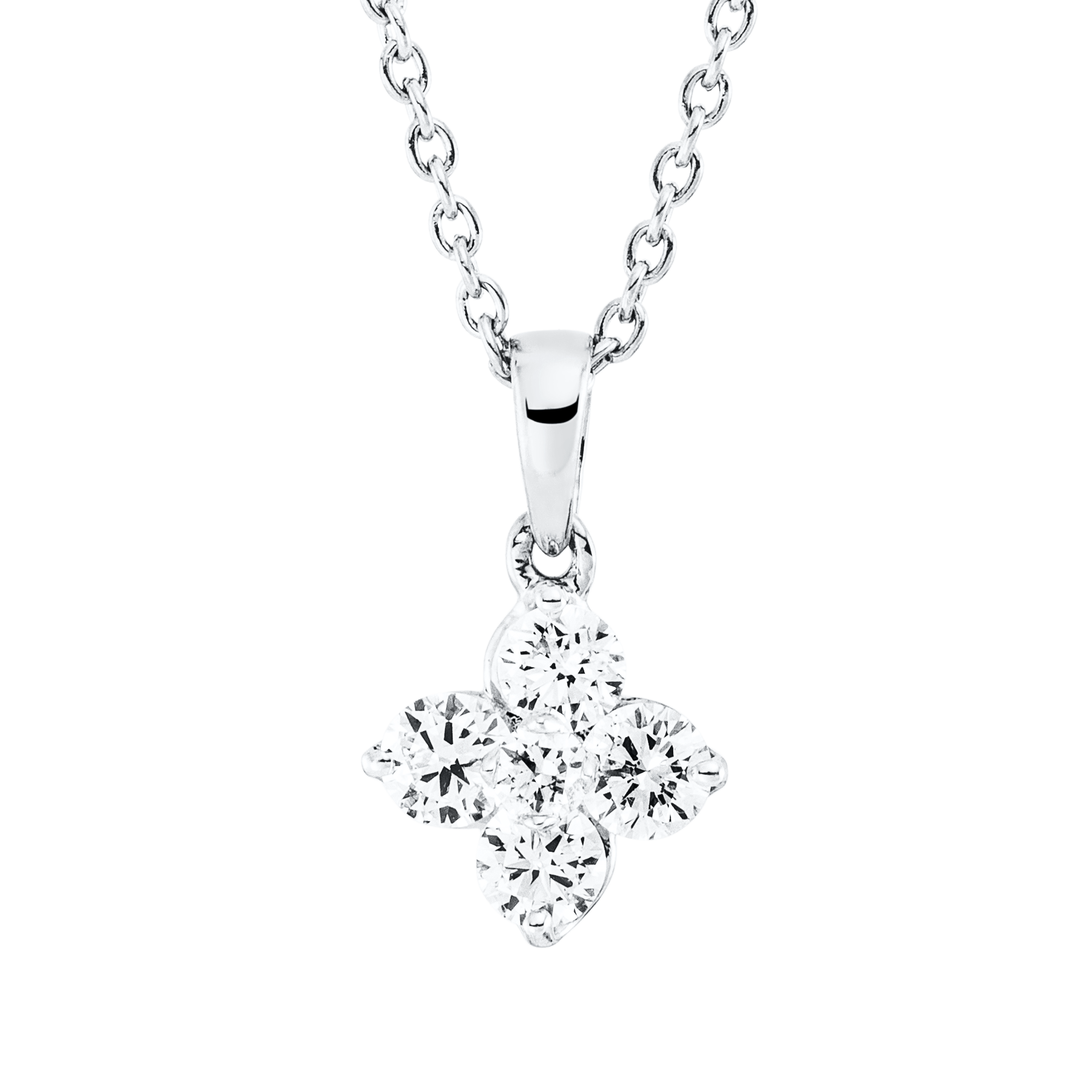 Brogle Classic necklace with diamond pendant Brogle Classic necklace with diamond pendant