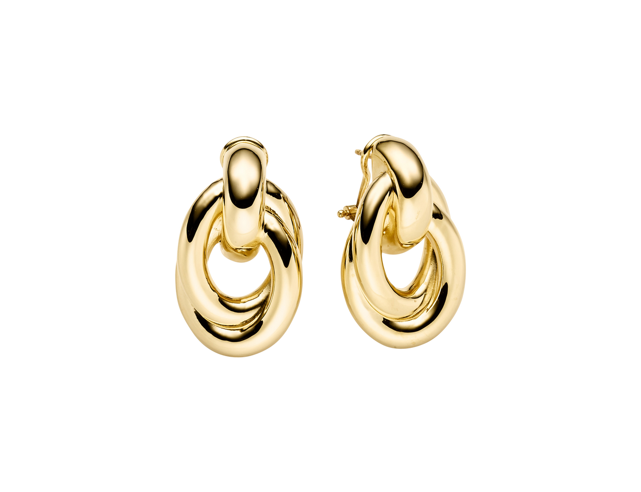 Brogle Classic gold earrings