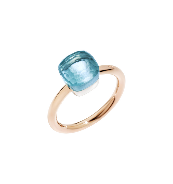 Pomellato Nudo Petit Blue Topaz Ring