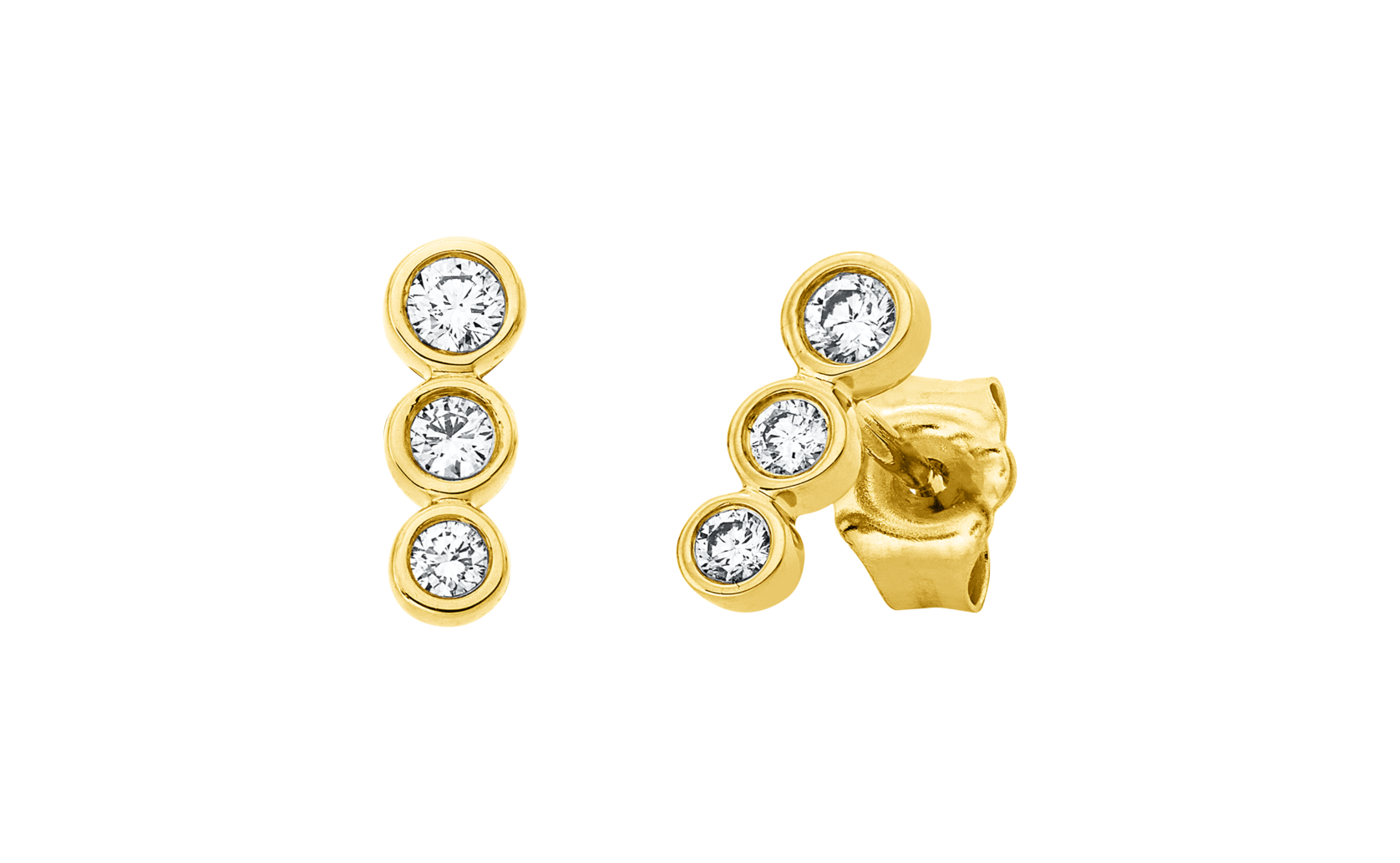 Brogle Classic diamond stud earrings Brogle Classic diamond stud earrings