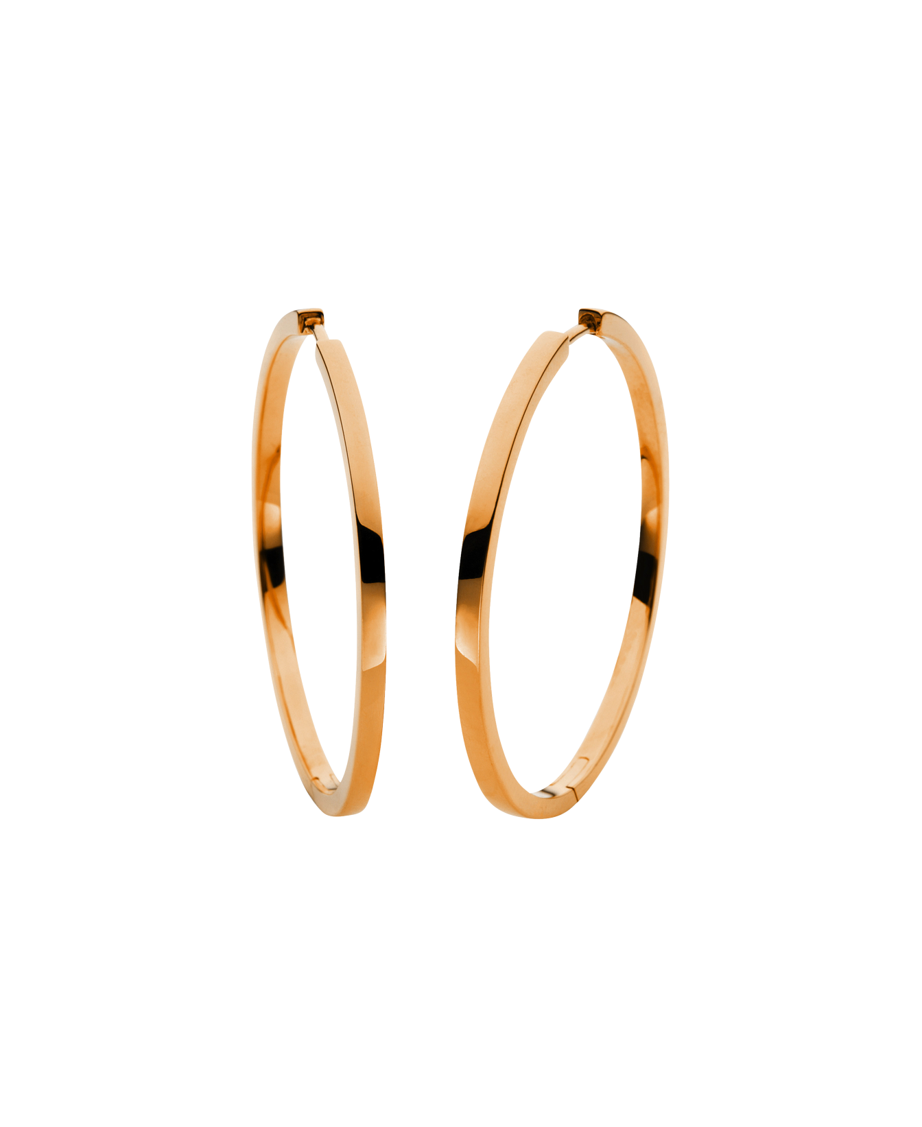 Brogle Classic gold hoop earrings Brogle Classic gold hoop earrings