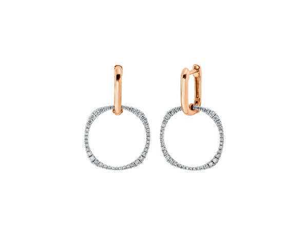 Brogle Classic bicolour diamond earrings Brogle Classic bicolour diamond earrings