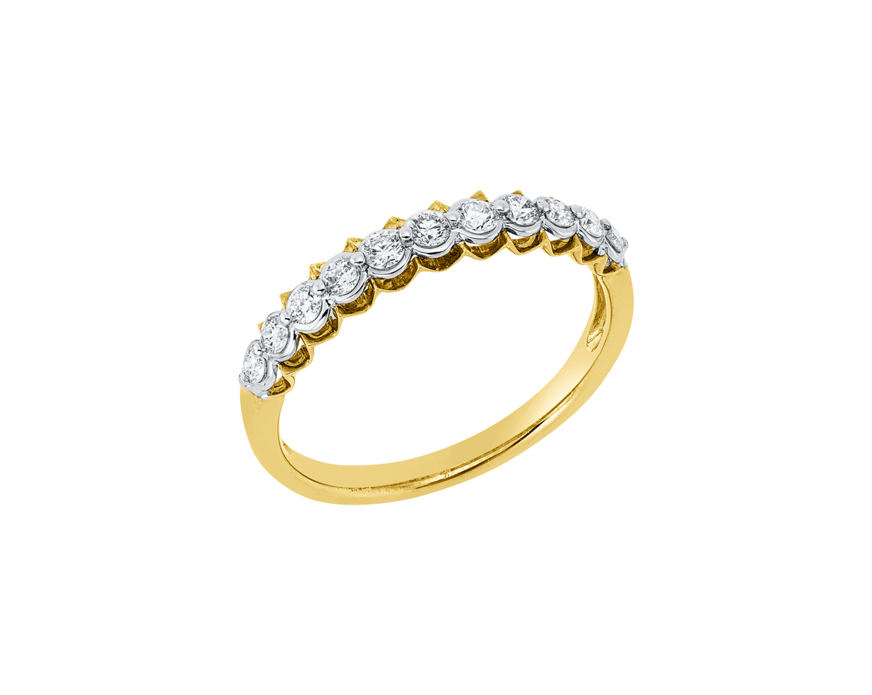 Brogle Classic Bicolor Diamond Ring