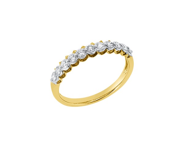 Brogle Classic Bicolor Diamond Ring