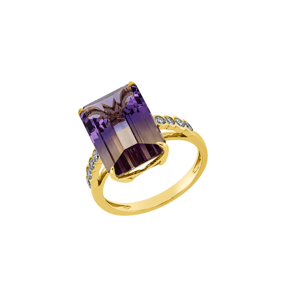 Brogle Classic Ametrine ring Brogle Classic Ametrine ring