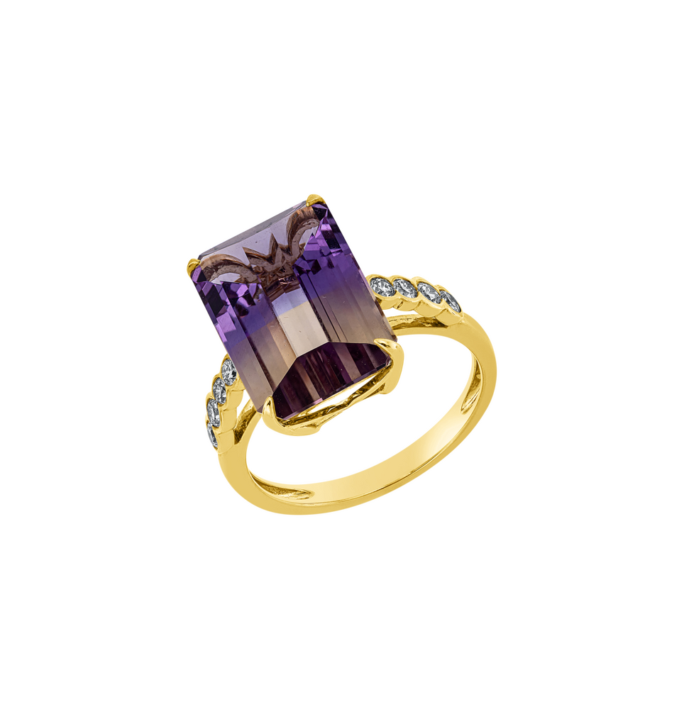 Brogle Classic Ametrine ring Brogle Classic Ametrine ring