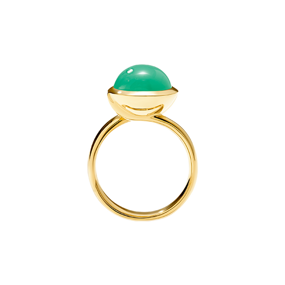 Tamara Comolli BOUTON Chrysoprase L Ring