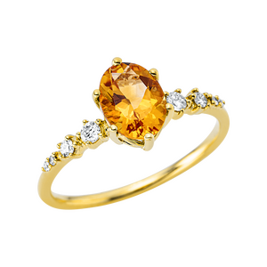 Brogle Selection Felicity citrine ring