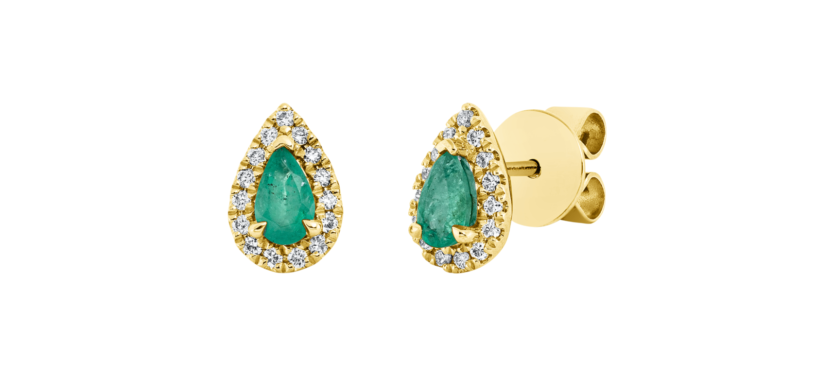 Brogle Classic emerald stud earrings Brogle Classic emerald stud earrings