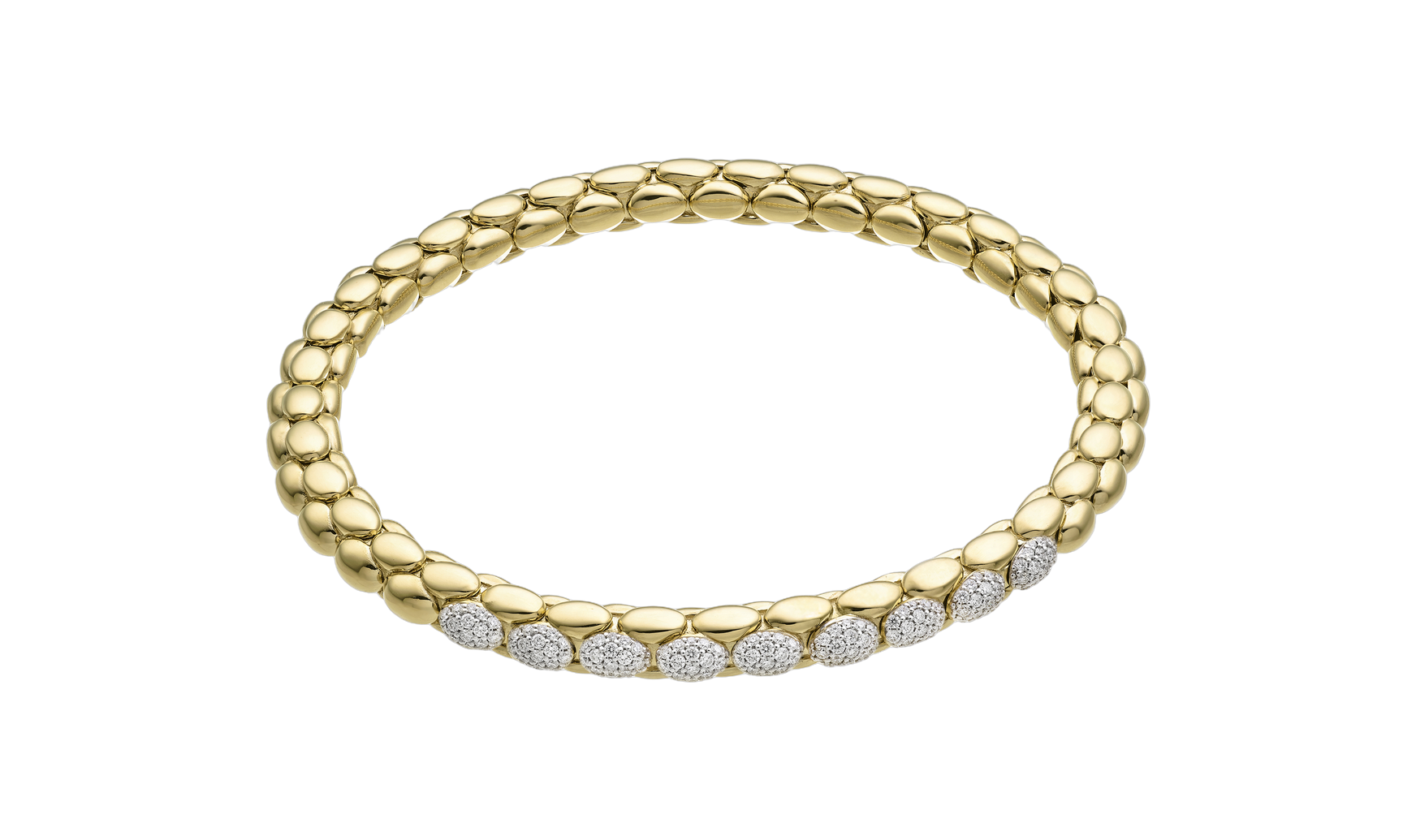 Chimento Stretch Spring Two-Tone Flexible Bracelet Chimento Stretch Spring Two-Tone Flexible Bracelet