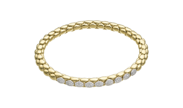 Chimento Stretch Spring Two-Tone Flexible Bracelet Chimento Stretch Spring Two-Tone Flexible Bracelet