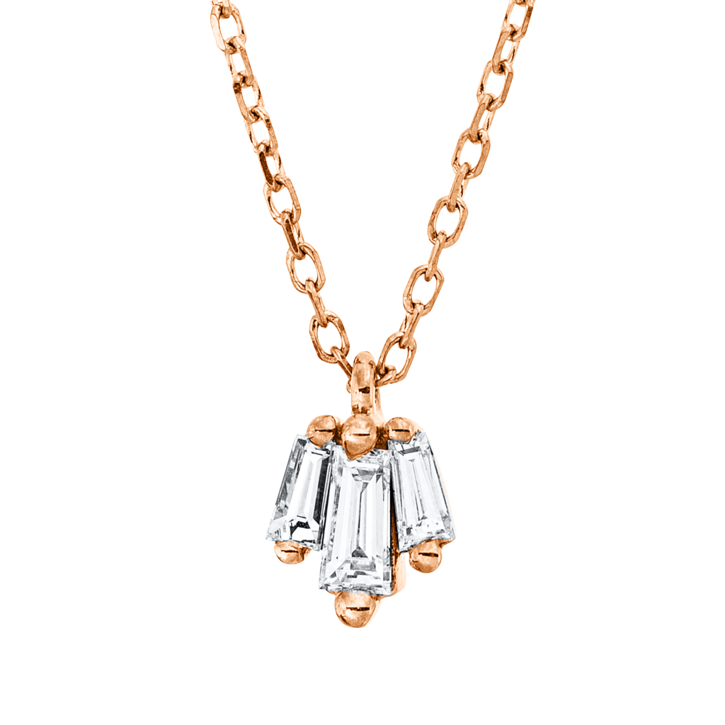Brogle Classic necklace with diamond pendant Brogle Classic necklace with diamond pendant