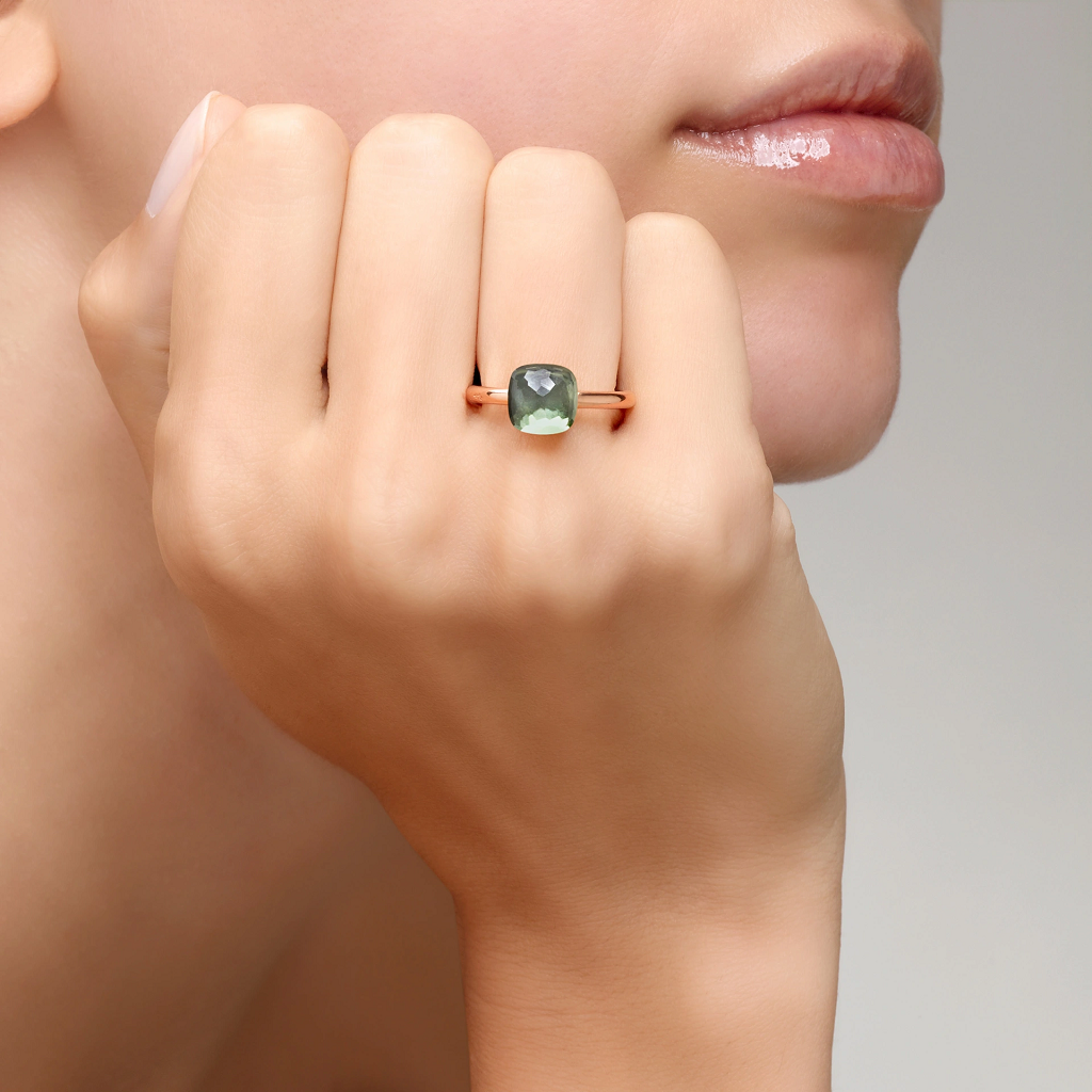 Pomellato Nudo Petit Prasiolite Ring Pomellato Nudo Petit Prasiolite Ring