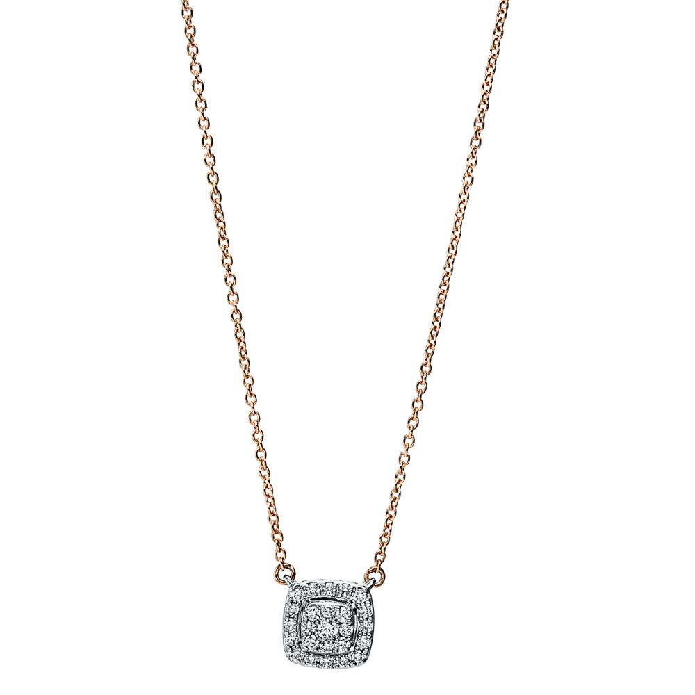 Brogle Classic bicolour diamond necklace