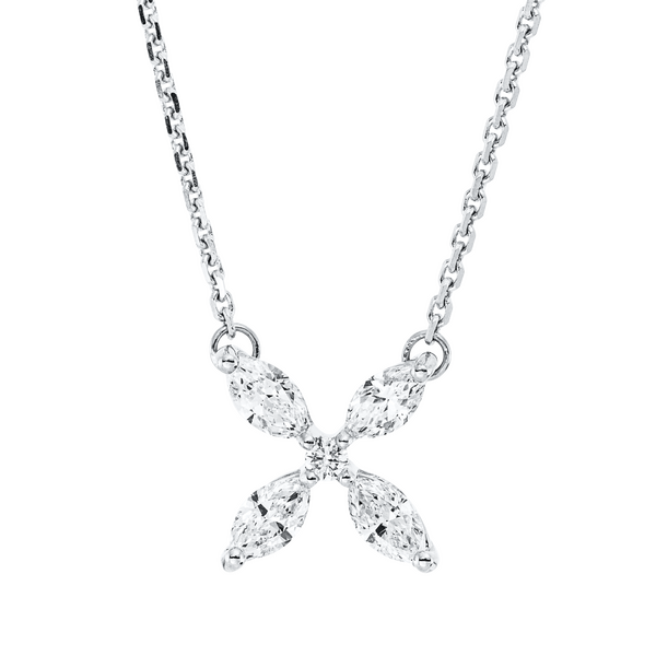 Brogle Classic necklace with diamond pendant