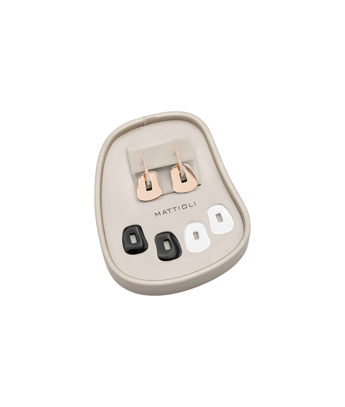 Mattioli Puzzle Ceramica Ohrringbox, mit 3 Puzzle Paaren Mattioli Puzzle Ceramica Ohrringbox, mit 3 Puzzle Paaren