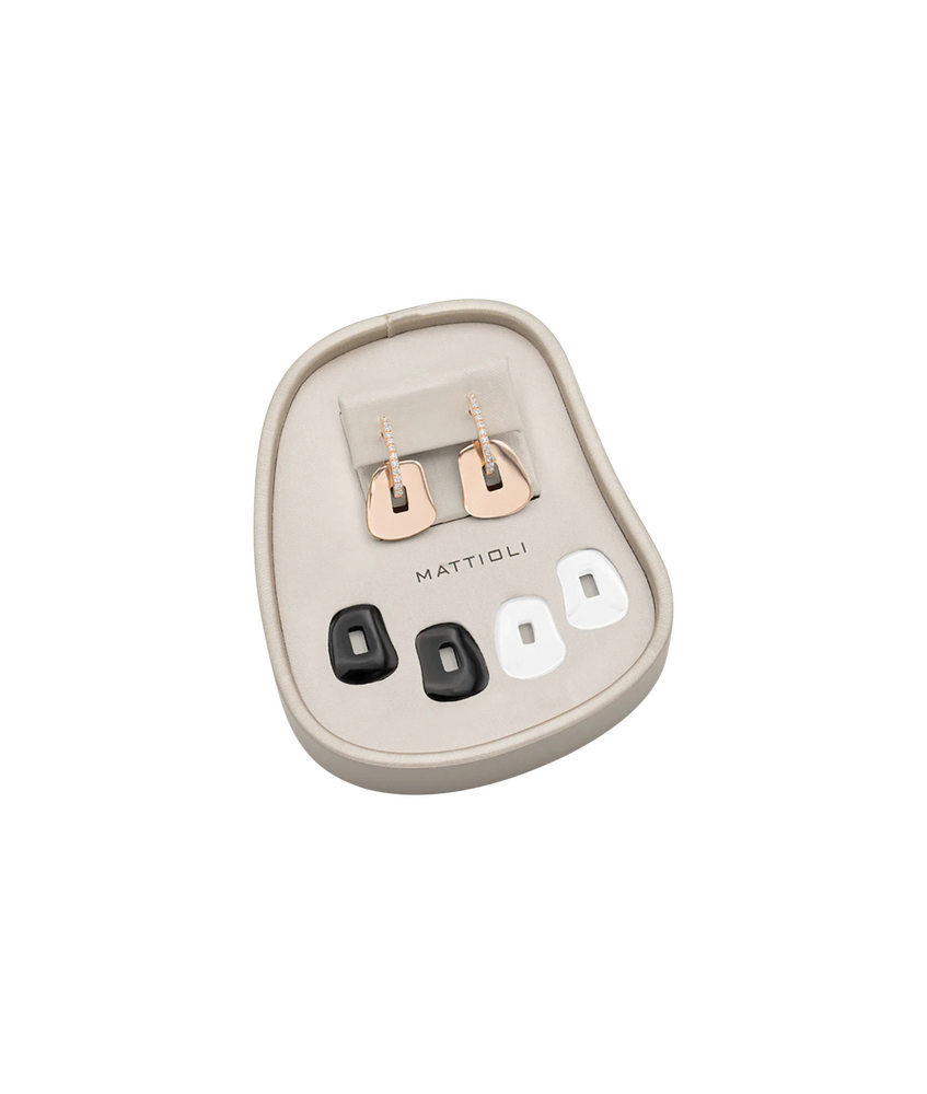 Mattioli Puzzle Ceramica Ohrringbox, mit 3 Puzzle Paaren Mattioli Puzzle Ceramica Ohrringbox, mit 3 Puzzle Paaren