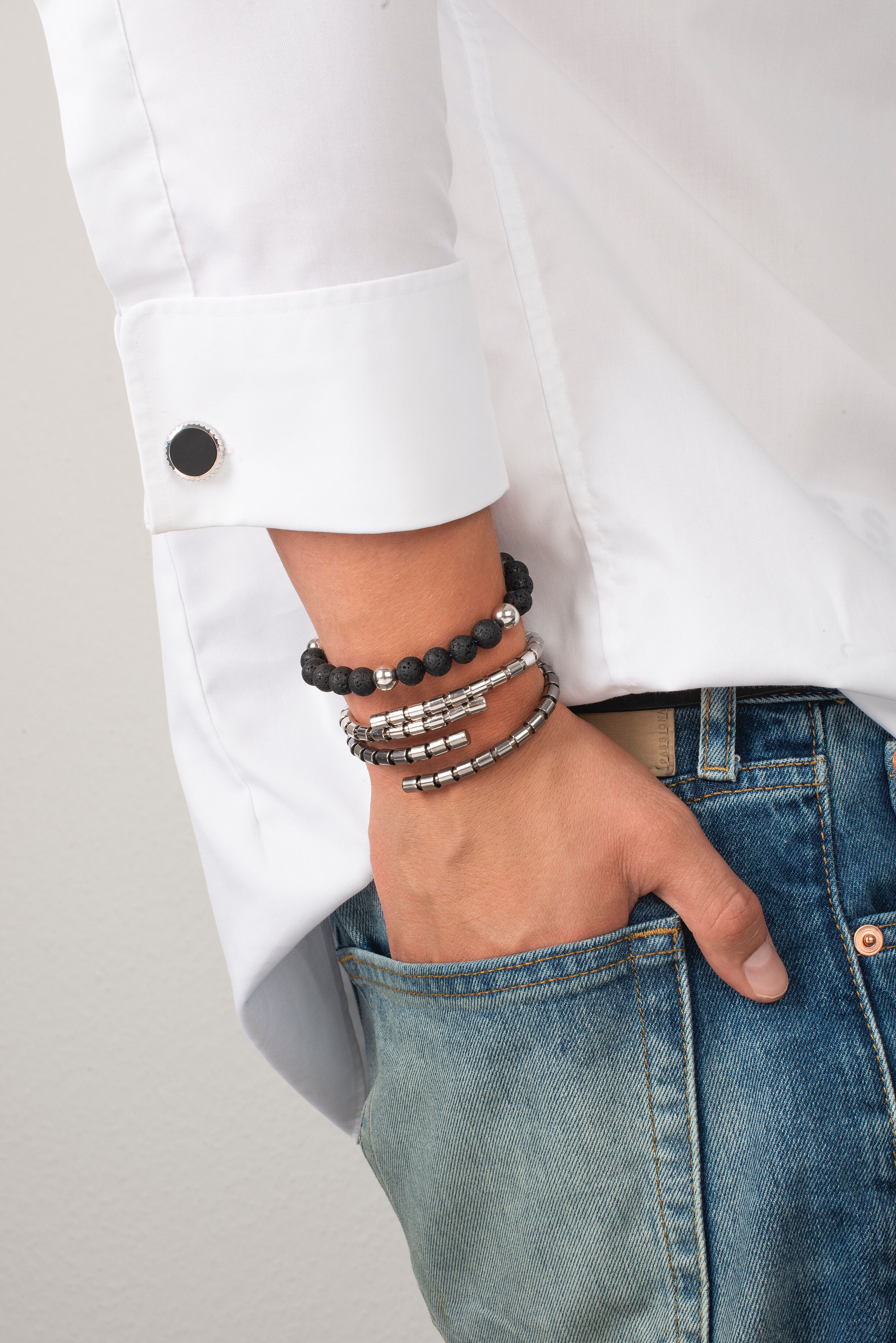 Emil Kraus Rondello Flex bangle, 5mm Emil Kraus Rondello Flex bangle, 5mm