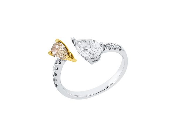 Brogle Selection Bicolor diamond ring Brogle Selection Bicolor diamond ring