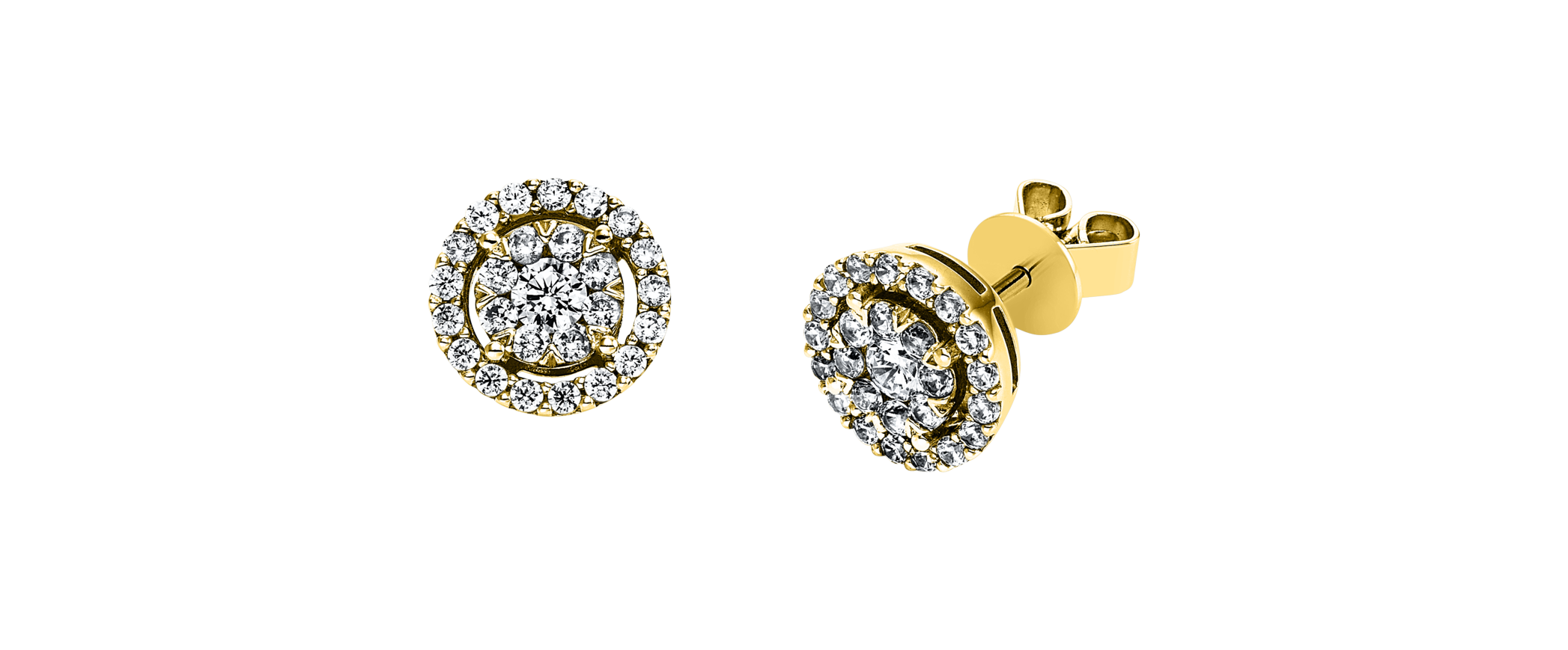 Brogle Classic diamond stud earrings Brogle Classic diamond stud earrings