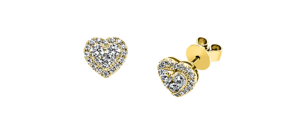 Brogle Classic diamond stud earrings Brogle Classic diamond stud earrings