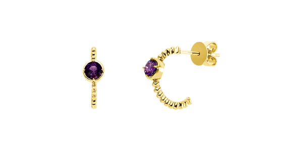 Brogle Classic Amethystohrstecker
