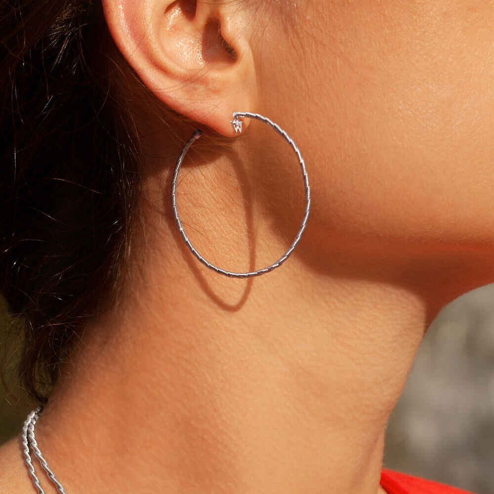 Wellendorff Brillance of the Sun hoop earrings