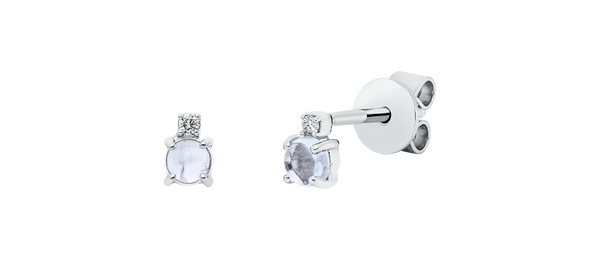 Brogle Classic Sky-Topasohrstecker