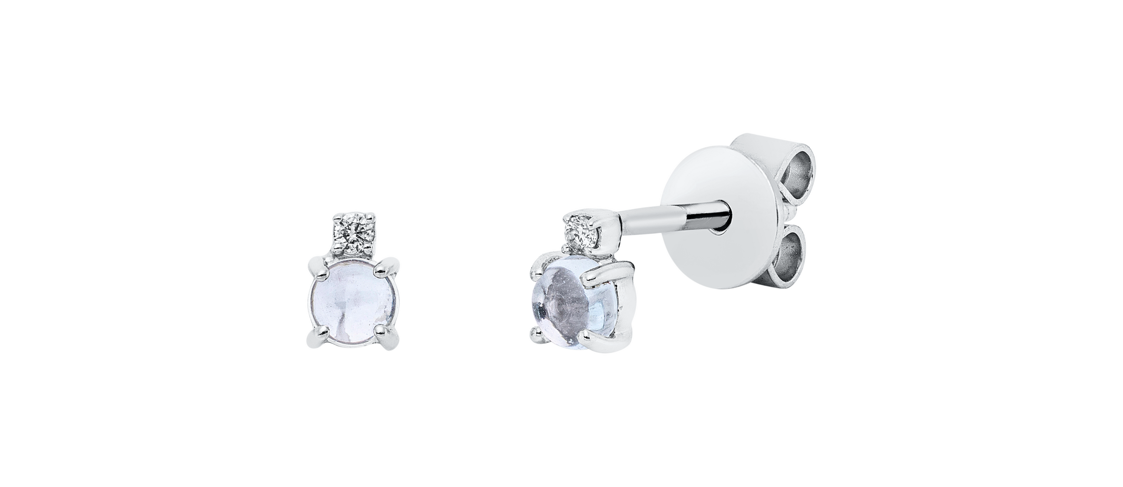 Brogle Classic Sky topaz stud earrings Brogle Classic Sky topaz stud earrings