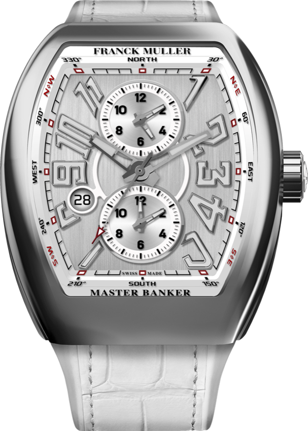 Franck Muller Vanguard Master Banker 3 time zones 53.7 x 44mm Franck Muller Vanguard Master Banker 3 time zones 53.7 x 44mm