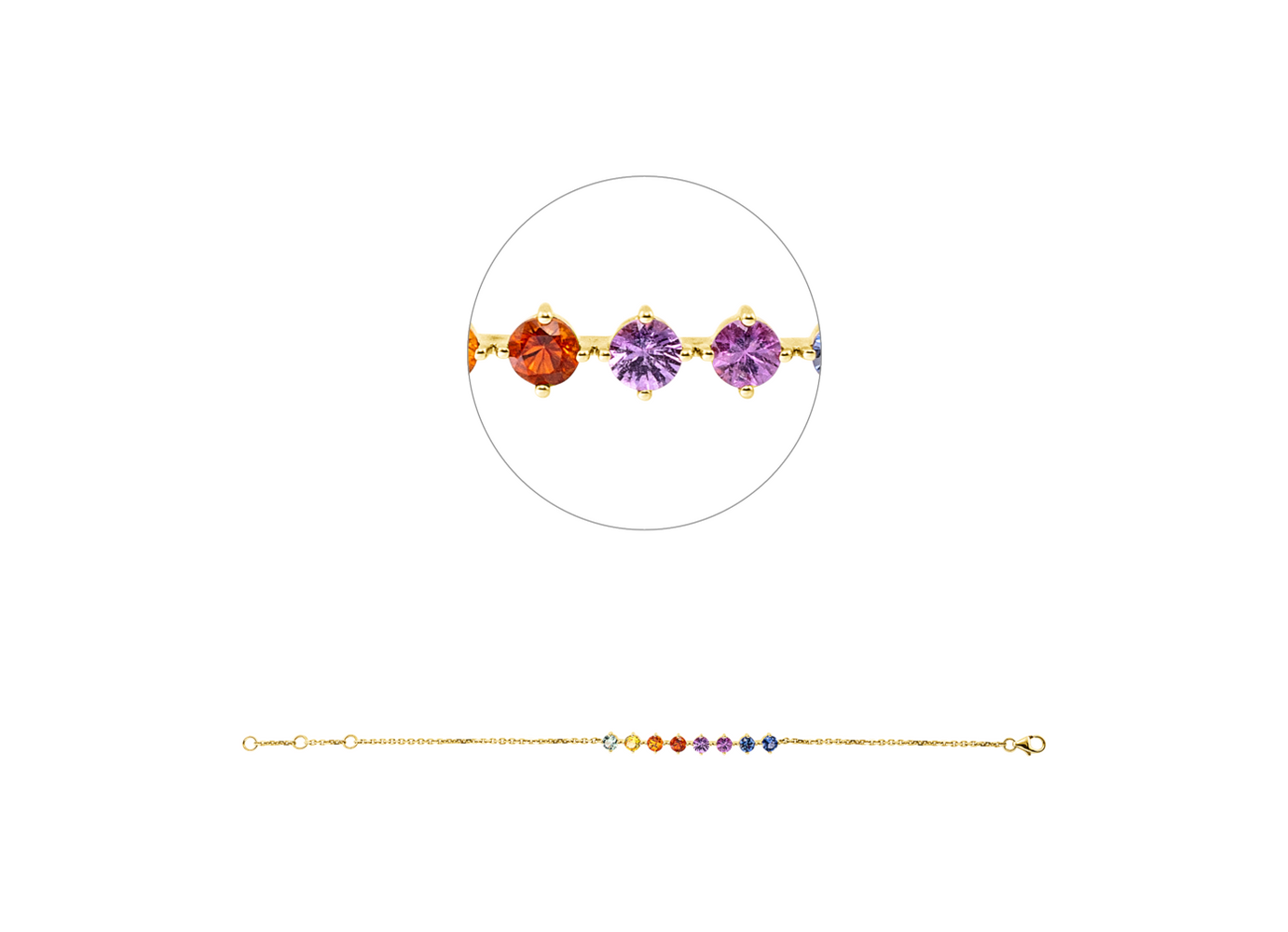 Brogle Classic sapphire bracelet