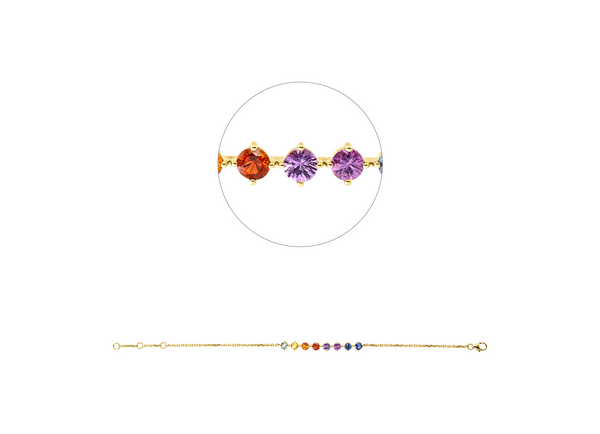 Brogle Classic sapphire bracelet