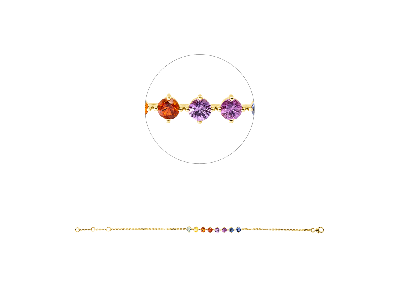 Brogle Classic sapphire bracelet Brogle Classic sapphire bracelet